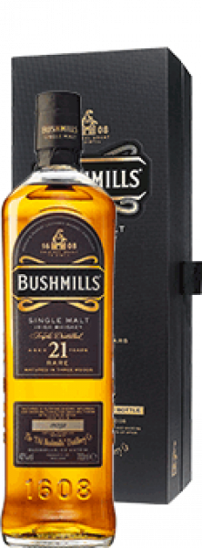 Bushmills 21 Jahre Irish Whiskey 40,0% vol. 0,7l